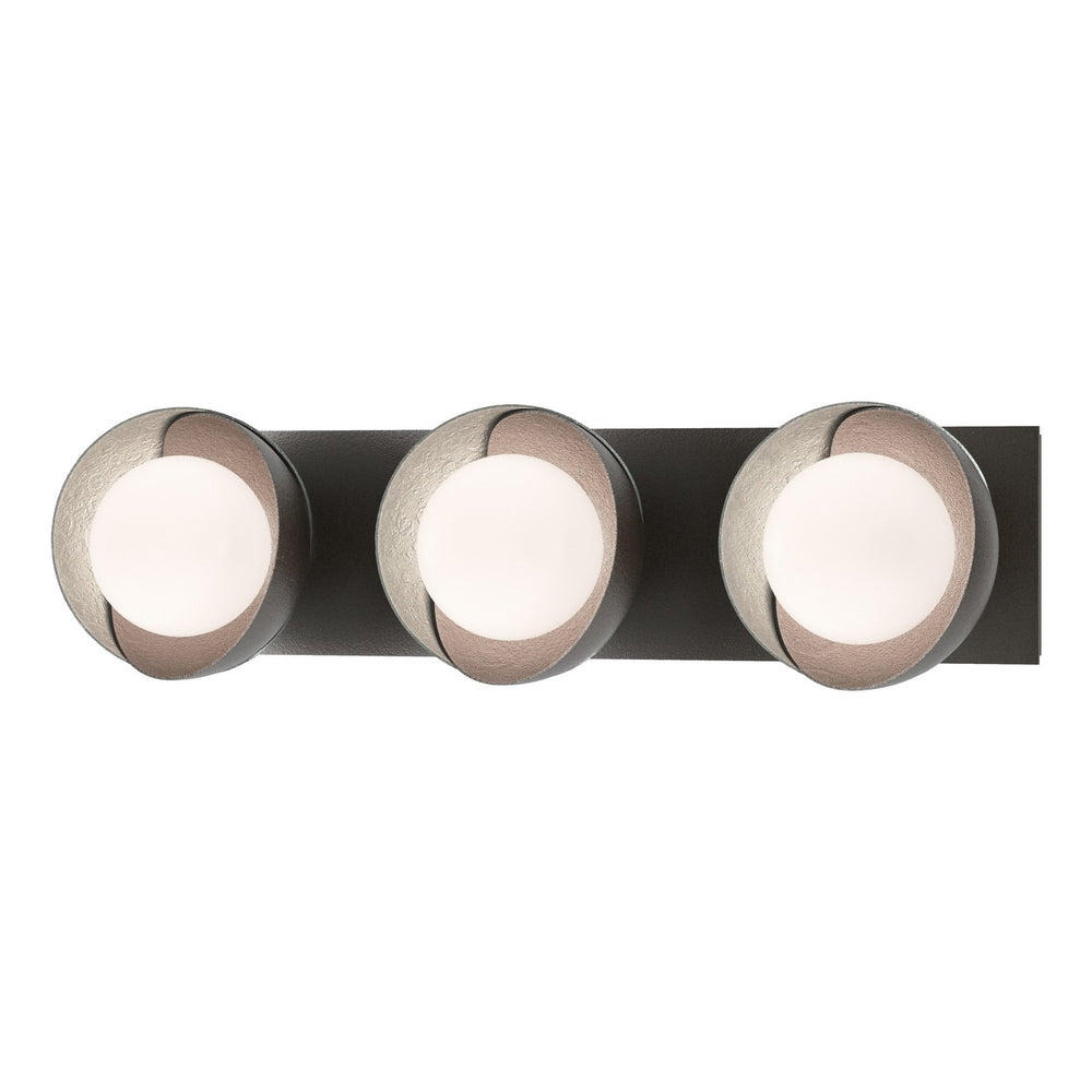 Hubbardton Forge - Three Light Bath Sconce - Brooklyn - Oil Rubbed Bronze- Union Lighting Luminaires Decor