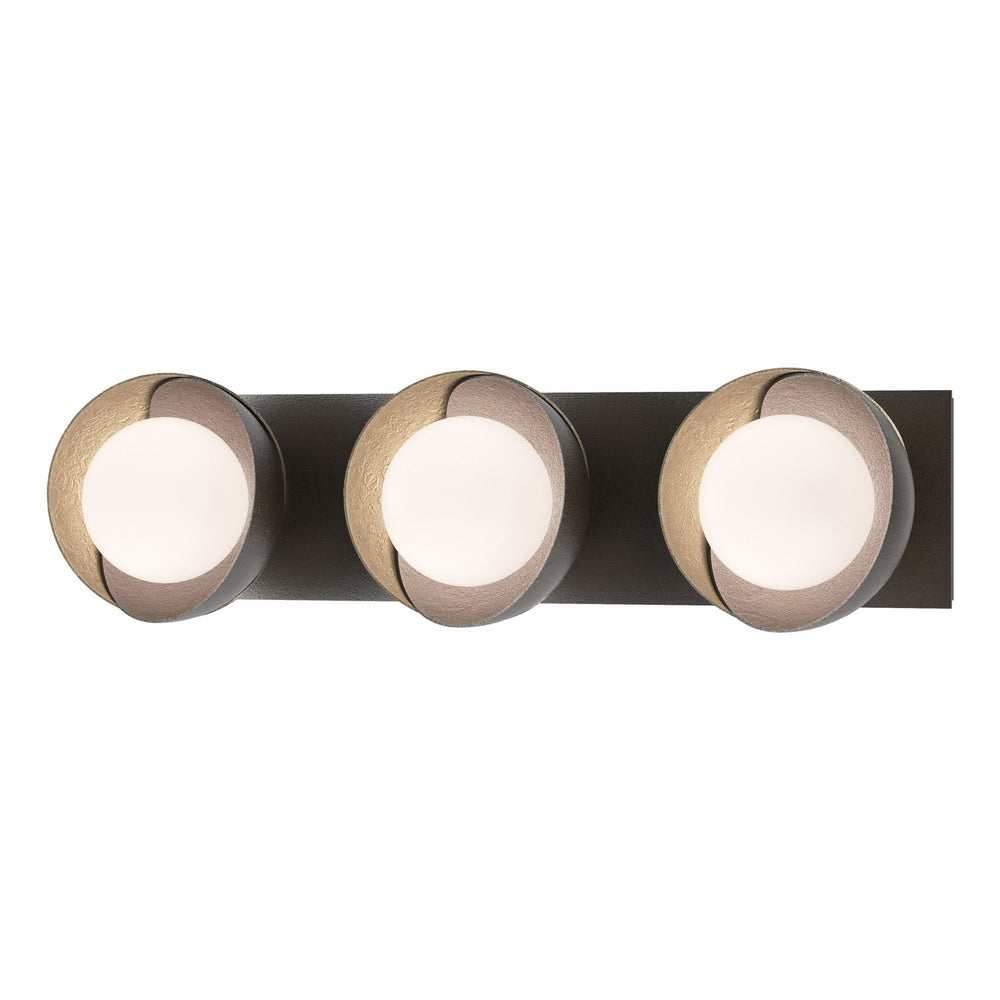 Hubbardton Forge - Three Light Bath Sconce - Brooklyn - Oil Rubbed Bronze- Union Lighting Luminaires Decor