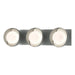 Hubbardton Forge - Three Light Bath Sconce - Brooklyn - Vintage Platinum- Union Lighting Luminaires Decor