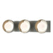 Hubbardton Forge - Three Light Bath Sconce - Brooklyn - Vintage Platinum- Union Lighting Luminaires Decor