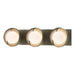 Hubbardton Forge - Three Light Bath Sconce - Brooklyn - Soft Gold- Union Lighting Luminaires Decor