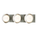 Hubbardton Forge - Three Light Wall Sconce - Brooklyn - Sterling- Union Lighting Luminaires Decor
