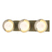 Hubbardton Forge - Three Light Bath Sconce - Brooklyn - Modern Brass- Union Lighting Luminaires Decor