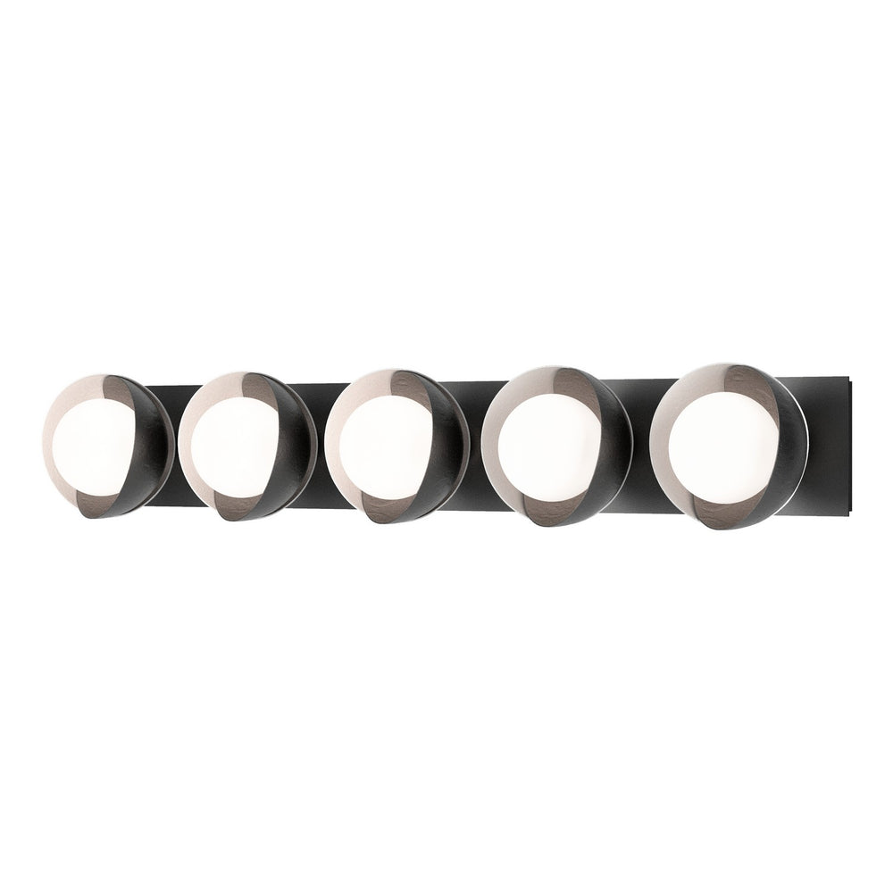 Hubbardton Forge - Five Light Wall Sconce - Brooklyn - Black- Union Lighting Luminaires Decor