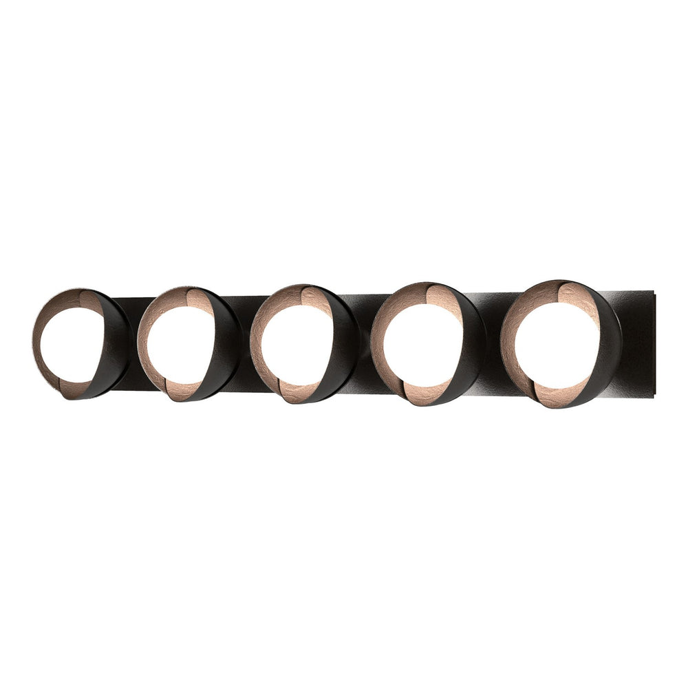 Hubbardton Forge - Five Light Bath Sconce - Brooklyn - Oil Rubbed Bronze- Union Lighting Luminaires Decor