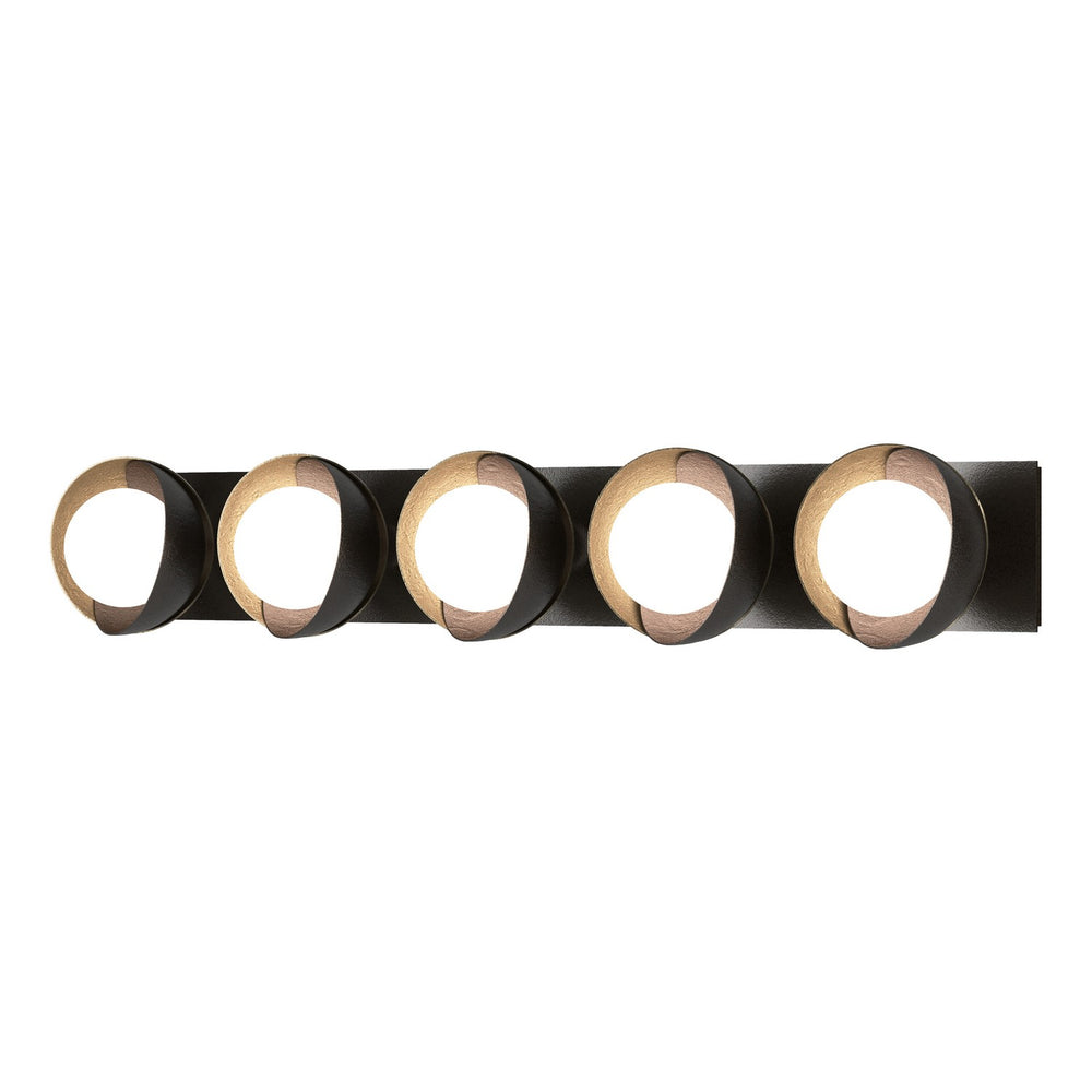 Hubbardton Forge - Five Light Bath Sconce - Brooklyn - Oil Rubbed Bronze- Union Lighting Luminaires Decor