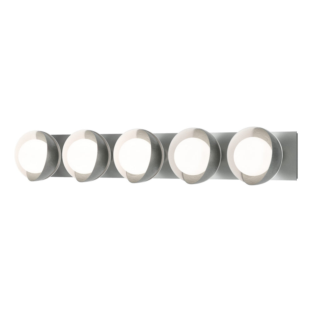Hubbardton Forge - Five Light Wall Sconce - Brooklyn - Vintage Platinum- Union Lighting Luminaires Decor