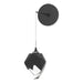 Hubbardton Forge - LED Wall Sconce - Chrysalis - Black- Union Lighting Luminaires Decor
