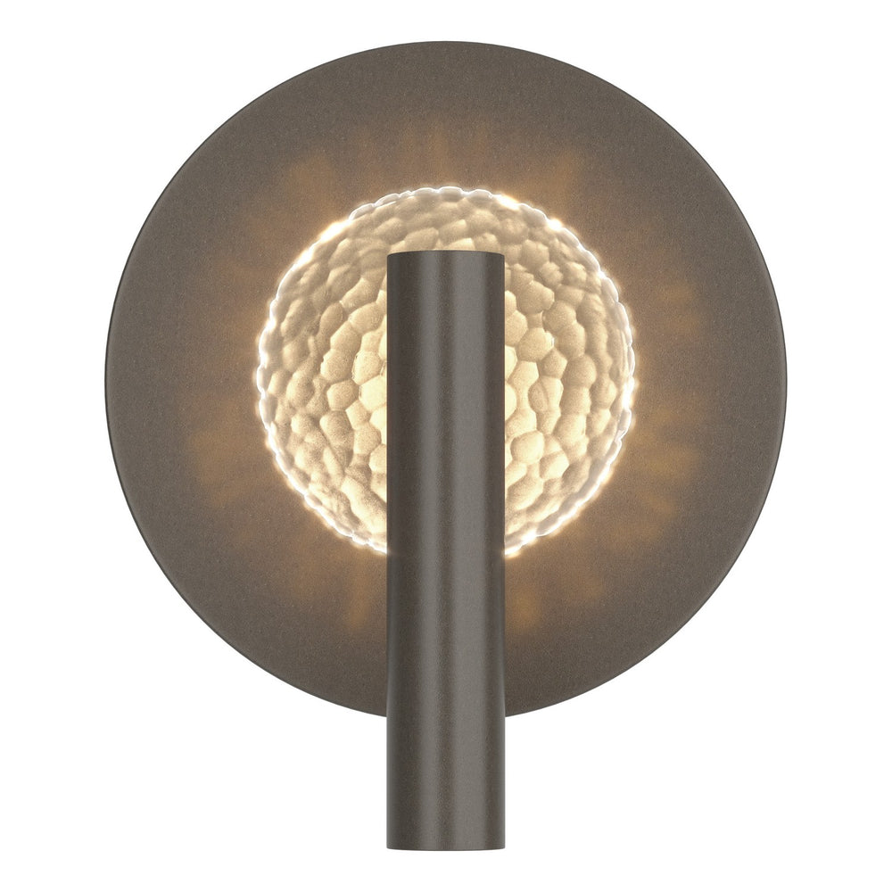 Hubbardton Forge - One Light Wall Sconce - Solstice - Dark Smoke- Union Lighting Luminaires Decor