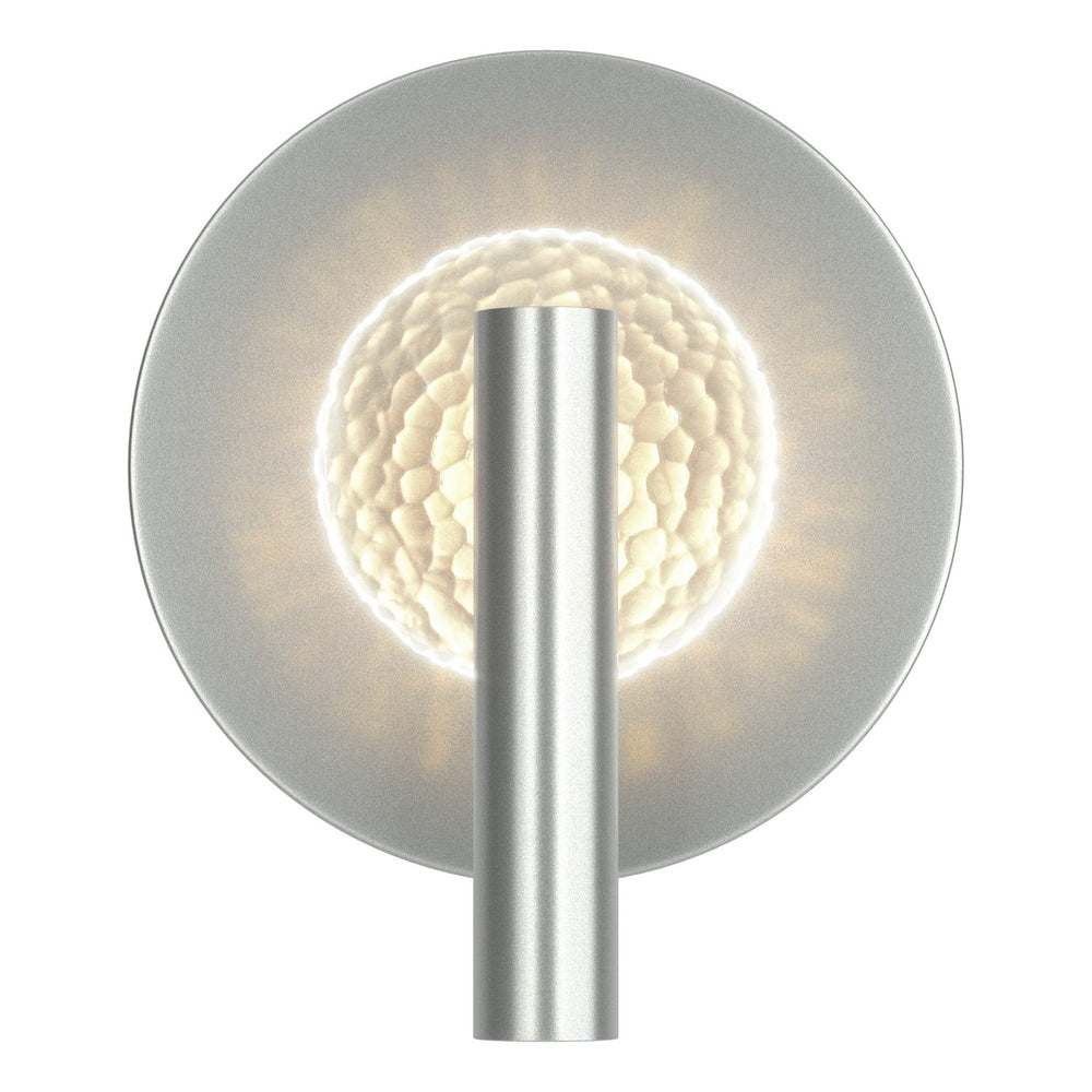 Hubbardton Forge - One Light Wall Sconce - Solstice - Vintage Platinum- Union Lighting Luminaires Decor