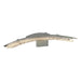 Hubbardton Forge - LED Bath Sconce - Glissade - Vintage Platinum- Union Lighting Luminaires Decor