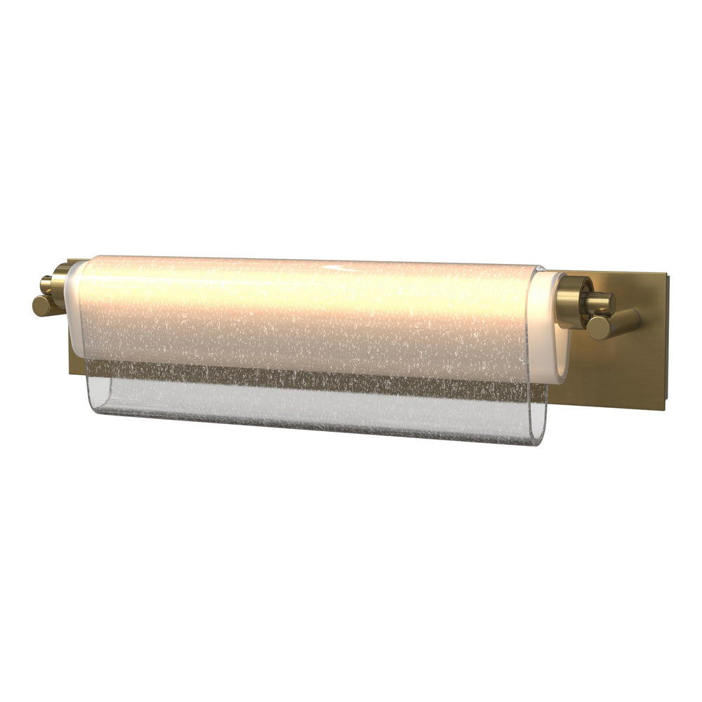 Hubbardton Forge - LED Bath Bar - Draped Glass - Modern Brass- Union Lighting Luminaires Decor