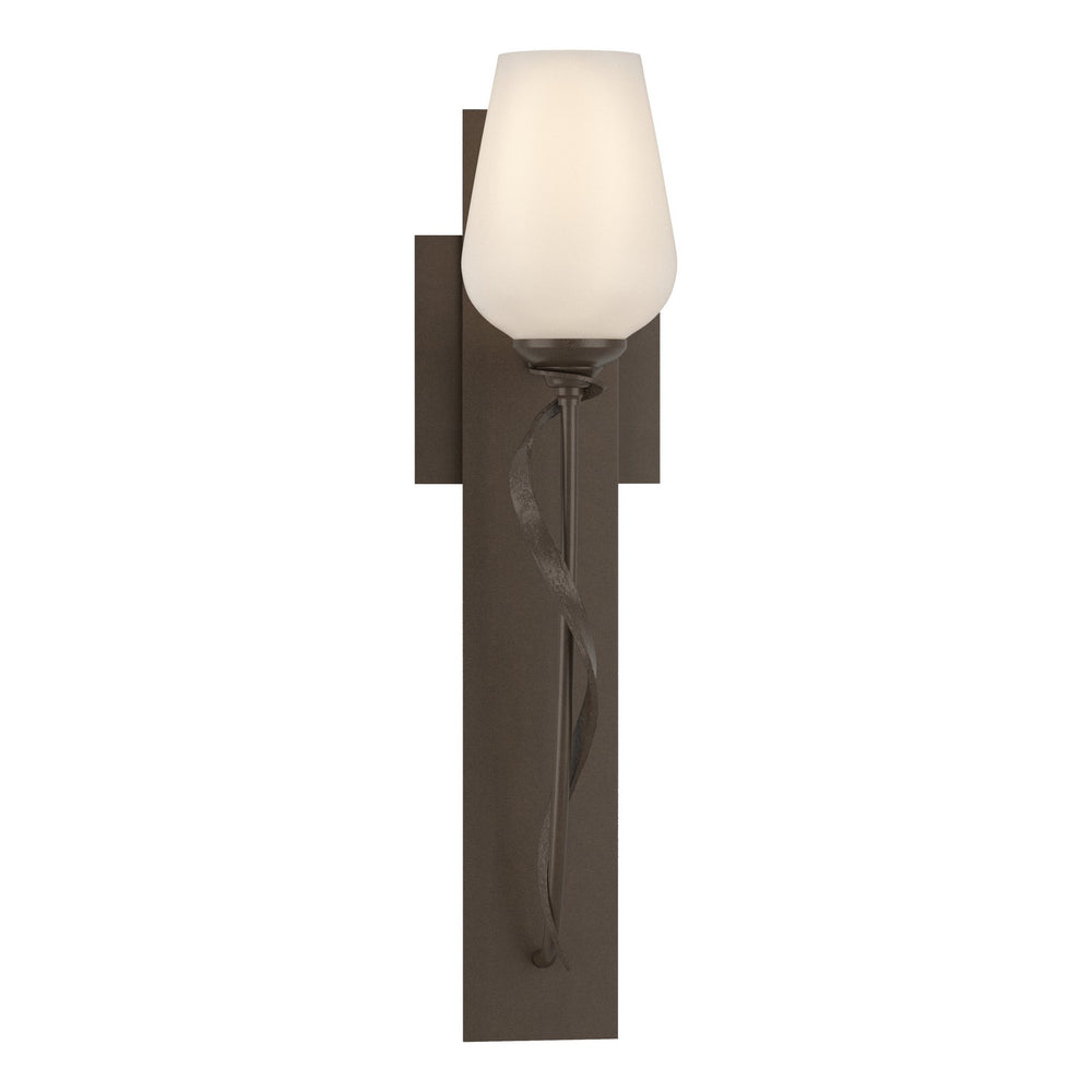 Hubbardton Forge - One Light Wall Sconce - Flora - Bronze- Union Lighting Luminaires Decor