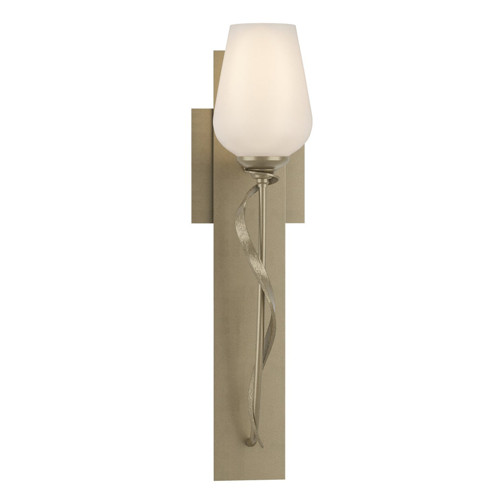 Hubbardton Forge - One Light Wall Sconce - Flora - Soft Gold- Union Lighting Luminaires Decor