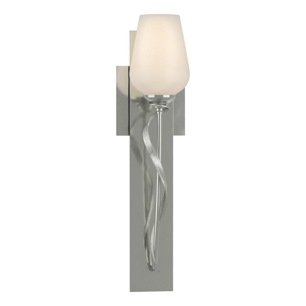 Hubbardton Forge - One Light Wall Sconce - Flora - Sterling- Union Lighting Luminaires Decor