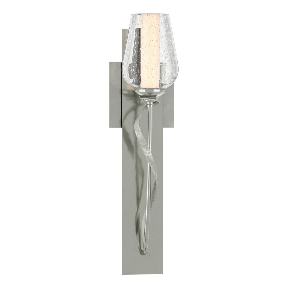Hubbardton Forge - One Light Wall Sconce - Flora - Sterling- Union Lighting Luminaires Decor