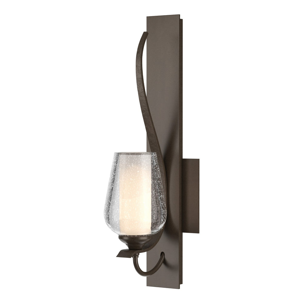 Hubbardton Forge - One Light Wall Sconce - Flora - Bronze- Union Lighting Luminaires Decor