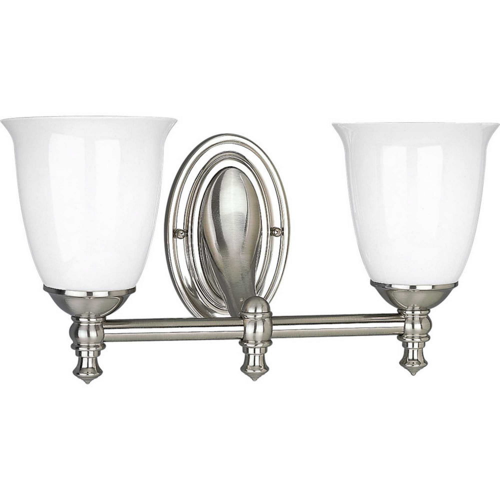Progress Canada - Two Light Bath - Victorian - Brushed Nickel- Union Lighting Luminaires Decor