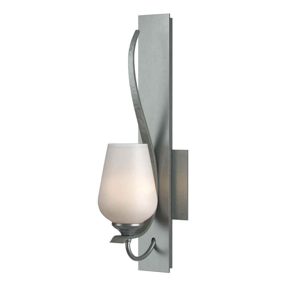 Hubbardton Forge - One Light Wall Sconce - Flora - Vintage Platinum- Union Lighting Luminaires Decor
