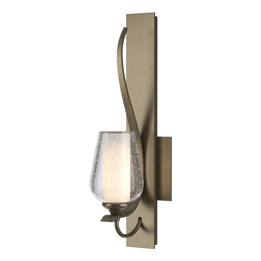 Hubbardton Forge - One Light Wall Sconce - Flora - Soft Gold- Union Lighting Luminaires Decor