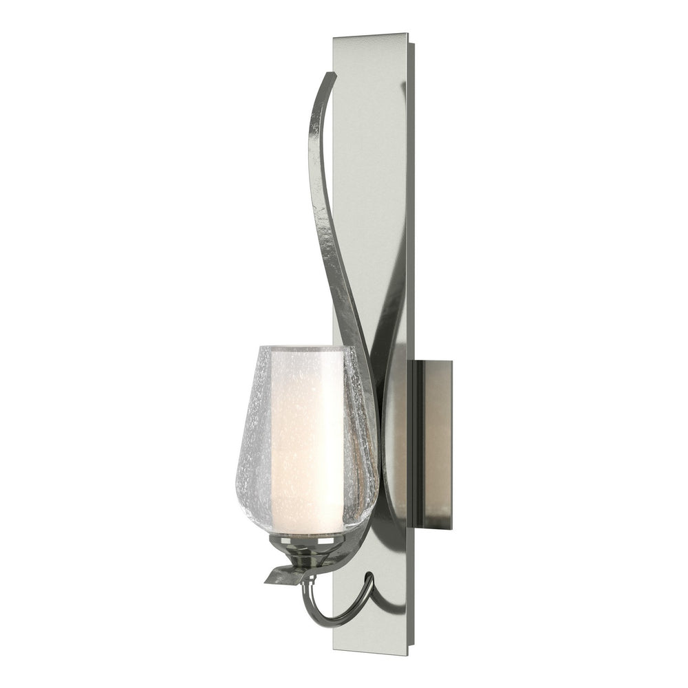Hubbardton Forge - One Light Wall Sconce - Flora - Sterling- Union Lighting Luminaires Decor