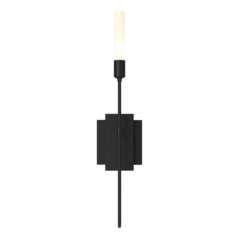 Hubbardton Forge - One Light Wall Sconce - Lisse - Black- Union Lighting Luminaires Decor
