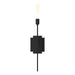 Hubbardton Forge - One Light Wall Sconce - Lisse - Black- Union Lighting Luminaires Decor