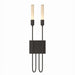 Hubbardton Forge - Two Light Wall Sconce - Lisse - Oil Rubbed Bronze- Union Lighting Luminaires Decor