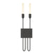 Hubbardton Forge - Two Light Wall Sconce - Lisse - Natural Iron- Union Lighting Luminaires Decor