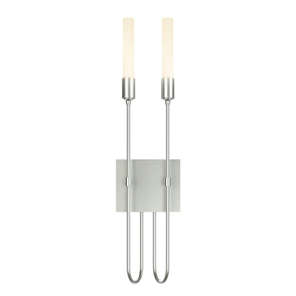 Hubbardton Forge - Two Light Wall Sconce - Lisse - Vintage Platinum- Union Lighting Luminaires Decor