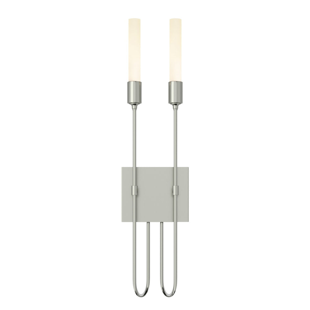 Hubbardton Forge - Two Light Wall Sconce - Lisse - Sterling- Union Lighting Luminaires Decor