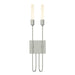 Hubbardton Forge - Two Light Wall Sconce - Lisse - Sterling- Union Lighting Luminaires Decor