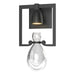 Hubbardton Forge - One Light Wall Sconce - Apothecary - Black- Union Lighting Luminaires Decor