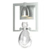 Hubbardton Forge - One Light Wall Sconce - Apothecary - Vintage Platinum- Union Lighting Luminaires Decor