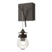 Hubbardton Forge - One Light Wall Sconce - Kiwi - Oil Rubbed Bronze- Union Lighting Luminaires Decor