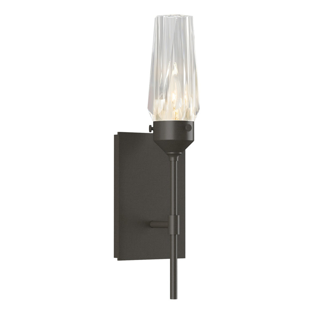 Hubbardton Forge - One Light Wall Sconce - Luma - Dark Smoke- Union Lighting Luminaires Decor