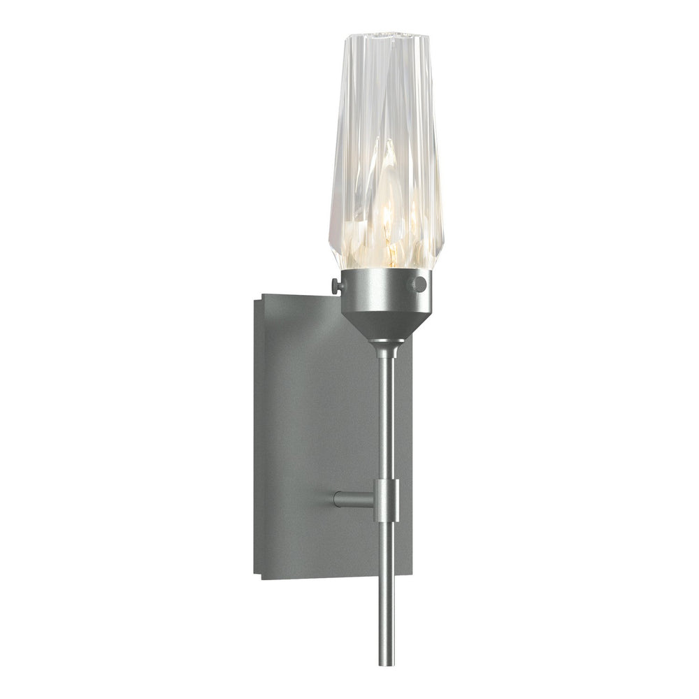 Hubbardton Forge - One Light Wall Sconce - Luma - Vintage Platinum- Union Lighting Luminaires Decor