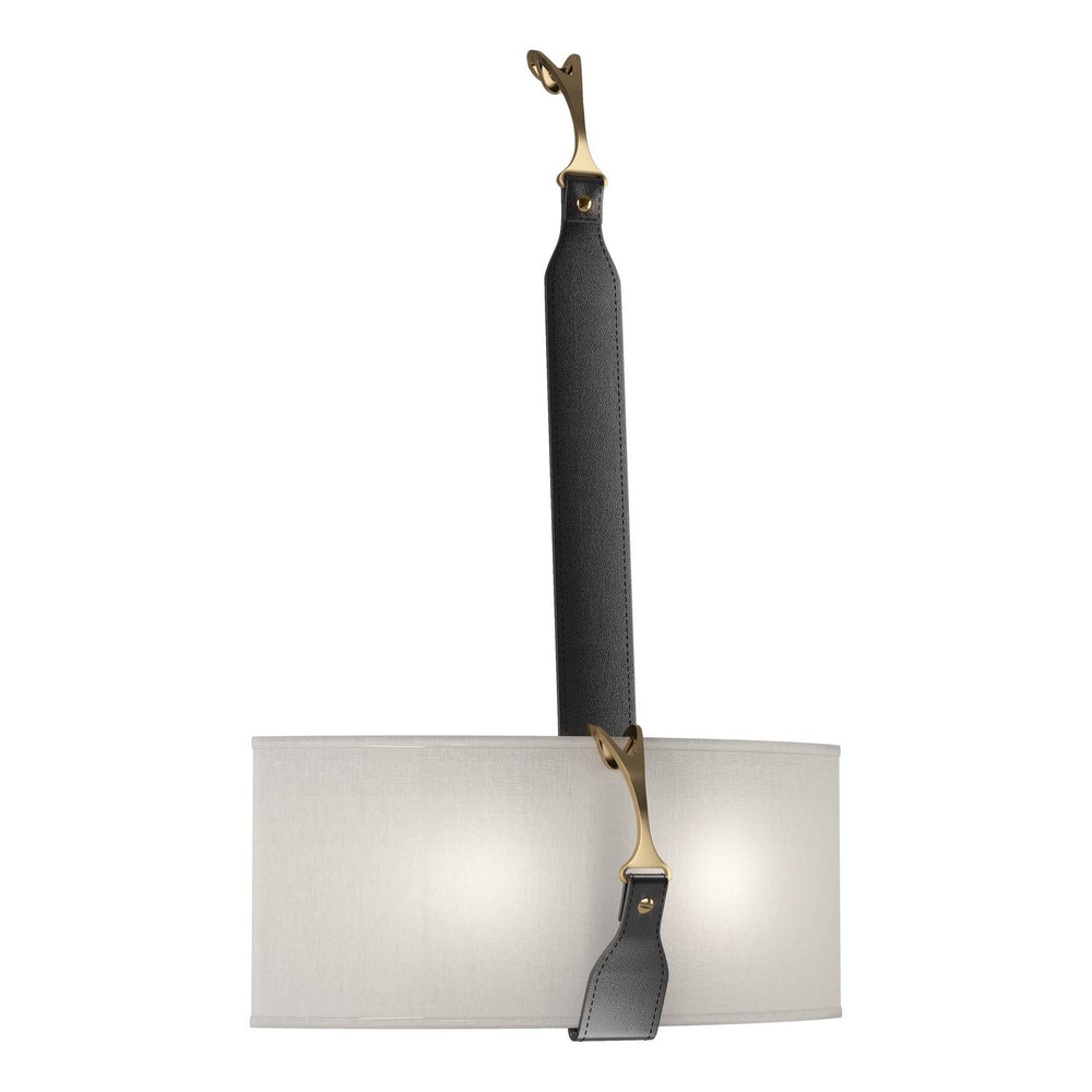 Hubbardton Forge - LED Wall Sconce - Saratoga - Black- Union Lighting Luminaires Decor