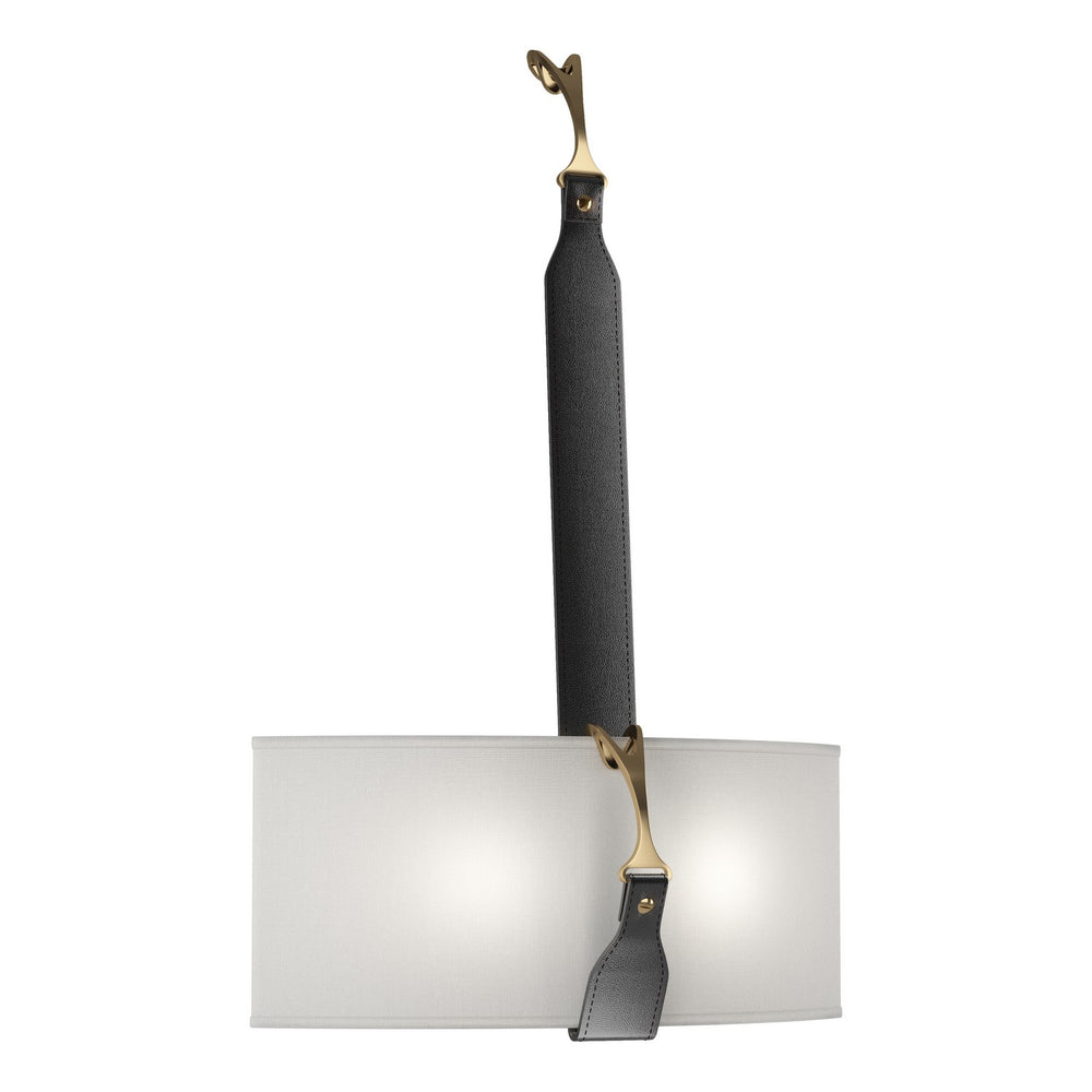 Hubbardton Forge - LED Wall Sconce - Saratoga - Black- Union Lighting Luminaires Decor
