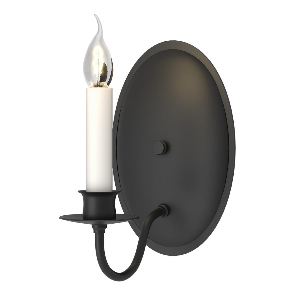 Hubbardton Forge - One Light Wall Sconce - Simple Lines - Black- Union Lighting Luminaires Decor