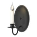 Hubbardton Forge - One Light Wall Sconce - Simple Lines - Black- Union Lighting Luminaires Decor