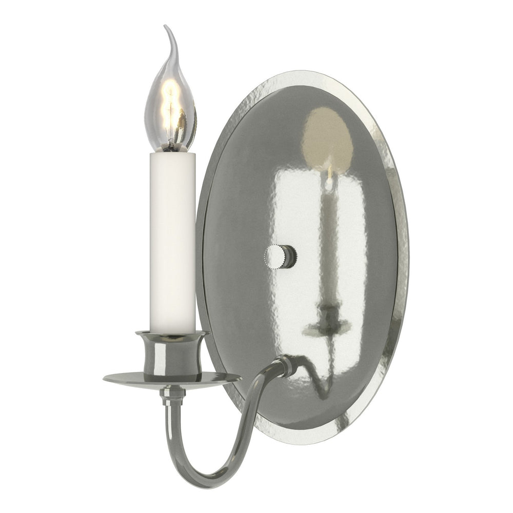 Hubbardton Forge - One Light Wall Sconce - Simple Lines - Sterling- Union Lighting Luminaires Decor