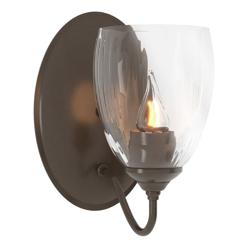 Hubbardton Forge - One Light Wall Sconce - Simple Lines - Bronze- Union Lighting Luminaires Decor