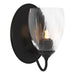 Hubbardton Forge - One Light Wall Sconce - Simple Lines - Black- Union Lighting Luminaires Decor