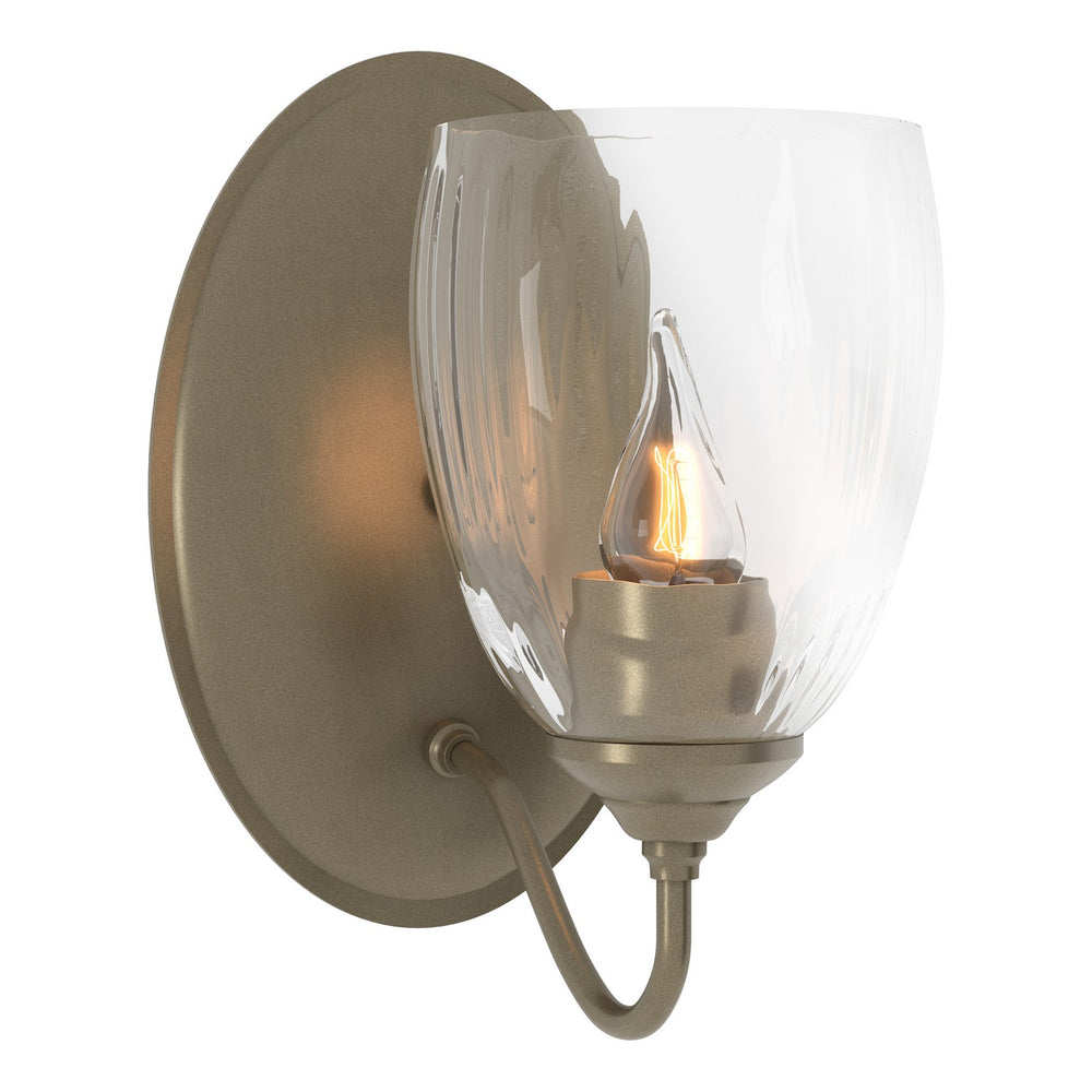 Hubbardton Forge - One Light Wall Sconce - Simple Lines - Soft Gold- Union Lighting Luminaires Decor