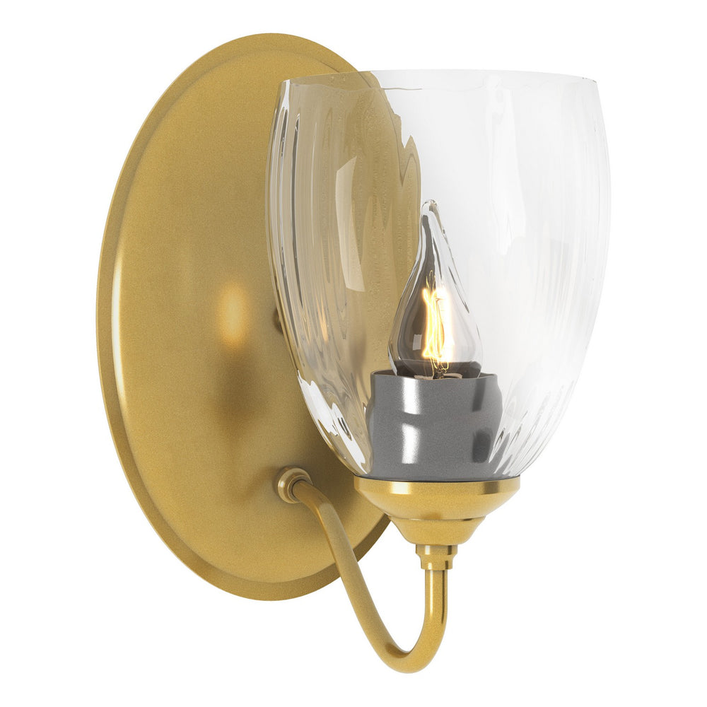 Hubbardton Forge - One Light Wall Sconce - Simple Lines - Modern Brass- Union Lighting Luminaires Decor