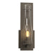 Hubbardton Forge - One Light Wall Sconce - New Town - Dark Smoke- Union Lighting Luminaires Decor