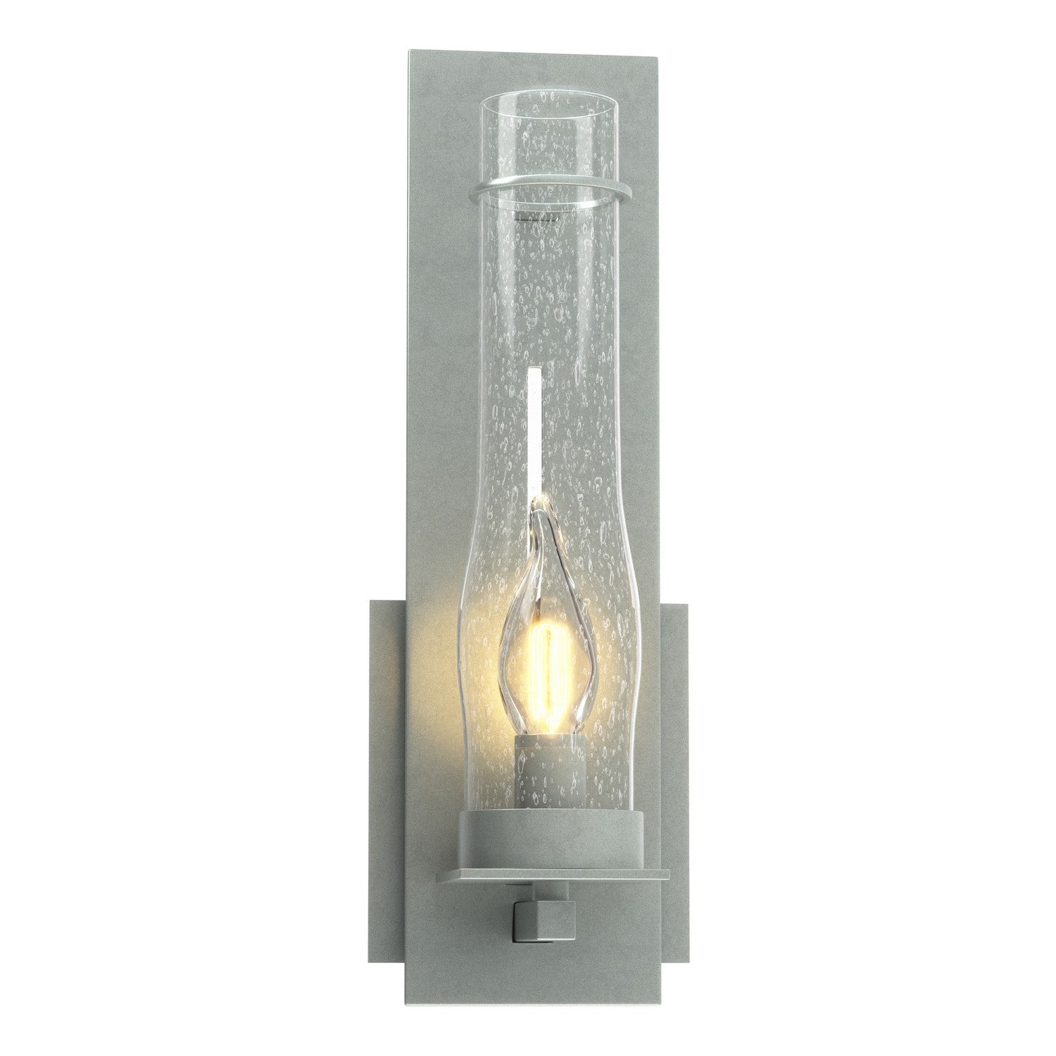 Hubbardton Forge - One Light Wall Sconce - New Town - Vintage Platinum- Union Lighting Luminaires Decor