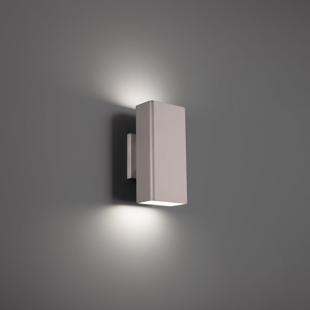 W.A.C. Canada - LED Outdoor Wall Sconce - Edgey - Brushed Aluminum- Union Lighting Luminaires Decor