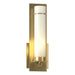 Hubbardton Forge - One Light Wall Sconce - New Town - Modern Brass- Union Lighting Luminaires Decor